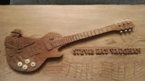 wood carving guitar piece