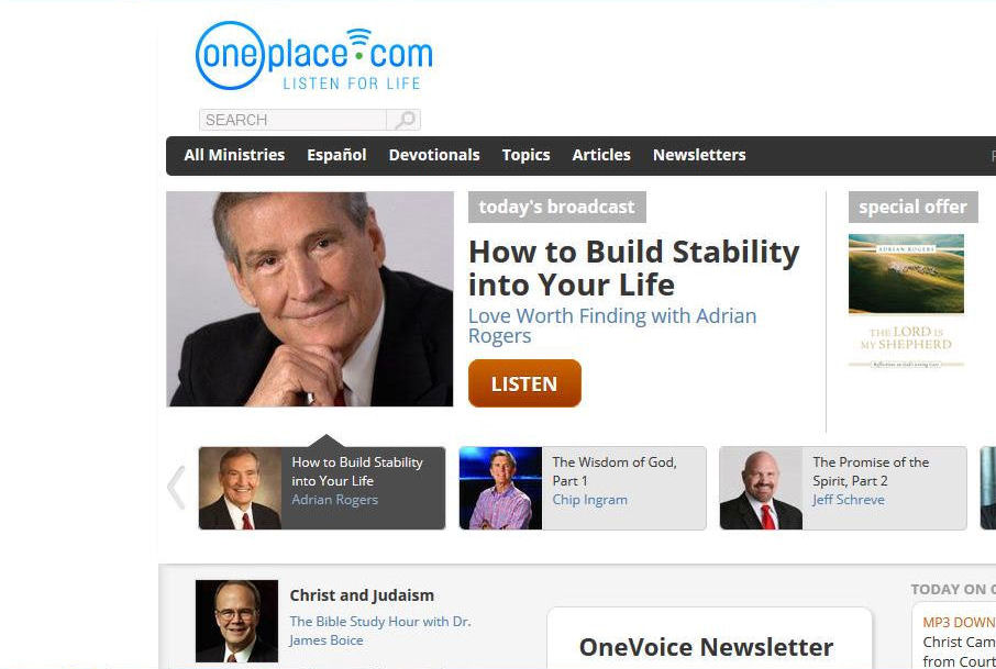 OnePlace website