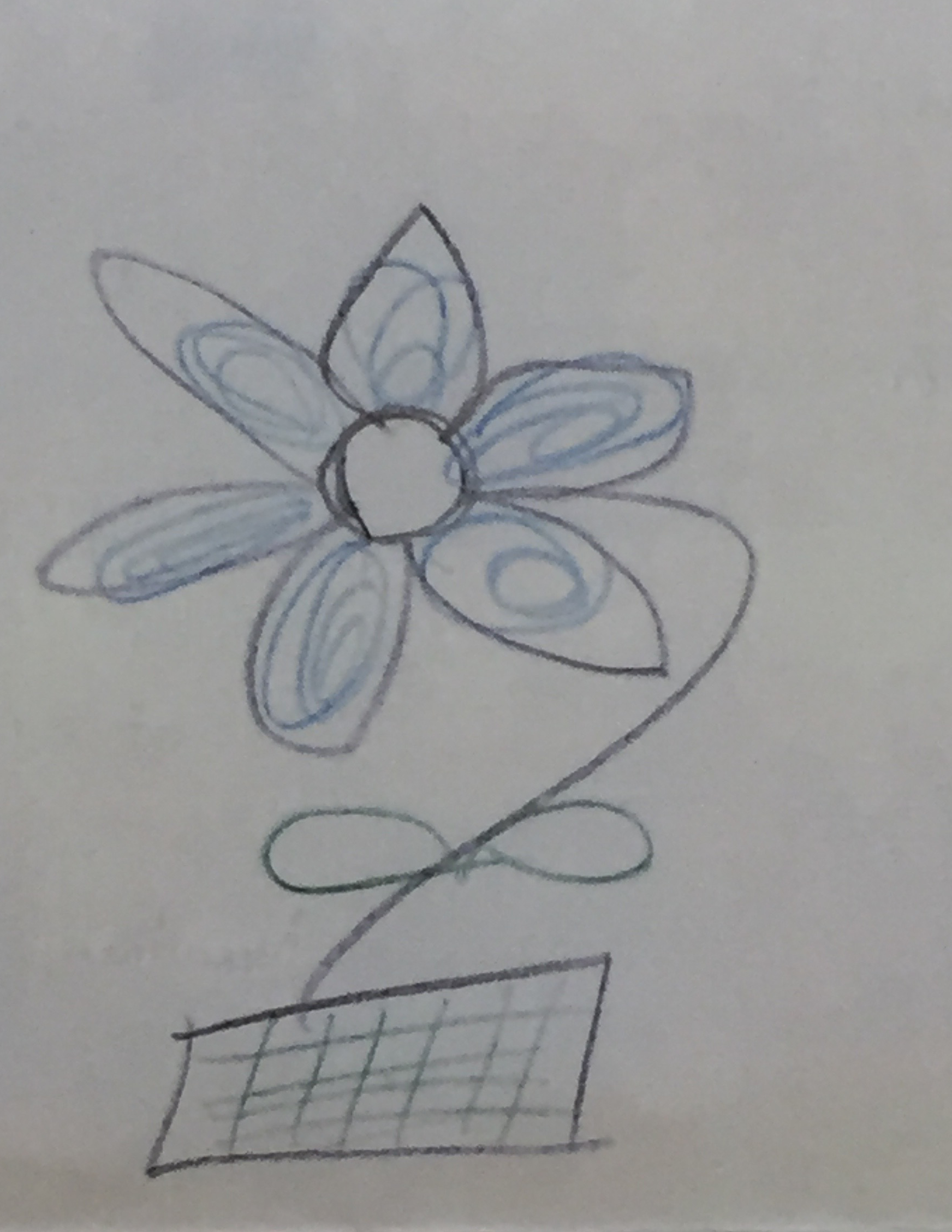 flower drawing idea