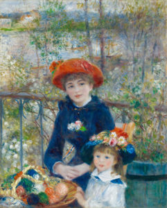 "The Two Sisters, on the Terrace" by Pierre-Auguste Renoir