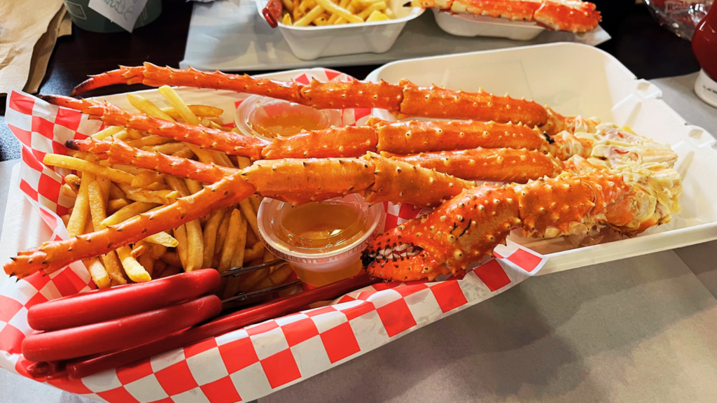 Delicious Alaskan King Crab